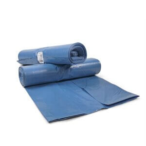 Vuilniszak 350L KX, De standaard voor de bouw, Zwart/blauw